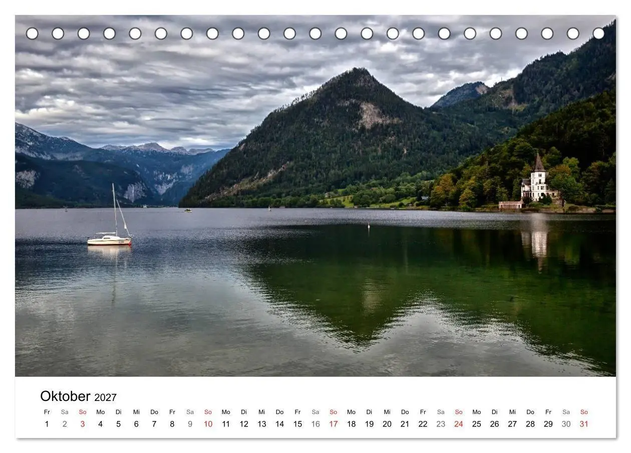 Bild: 9783569890305 | Salzkammergut - Die schönsten Seen Oberösterreichs (Tischkalender...
