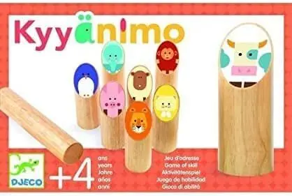 Cover: 3070900020405 | Wurfspiel KYYÄNIMO 9-teilig aus Holz | Deutsch | Djeco