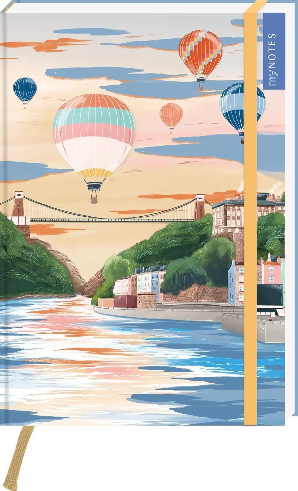 Cover: 4014489140405 | myNOTES Papeterie: Notizbuch A5 Simply, Katy - Bristol Harbour | 2026