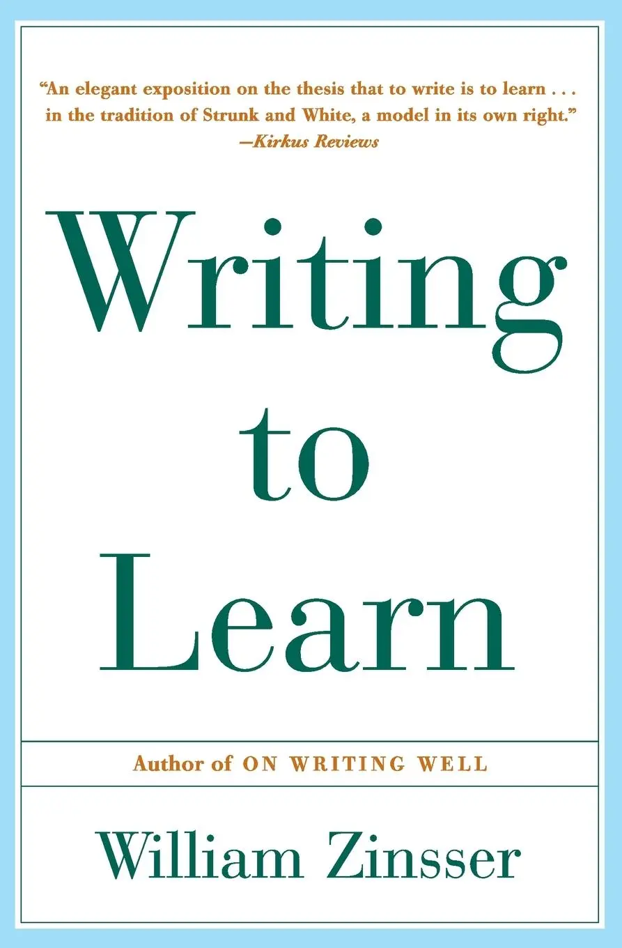 Cover: 9780062720405 | Writing to Learn | William Zinsser | Taschenbuch | Englisch | 1993