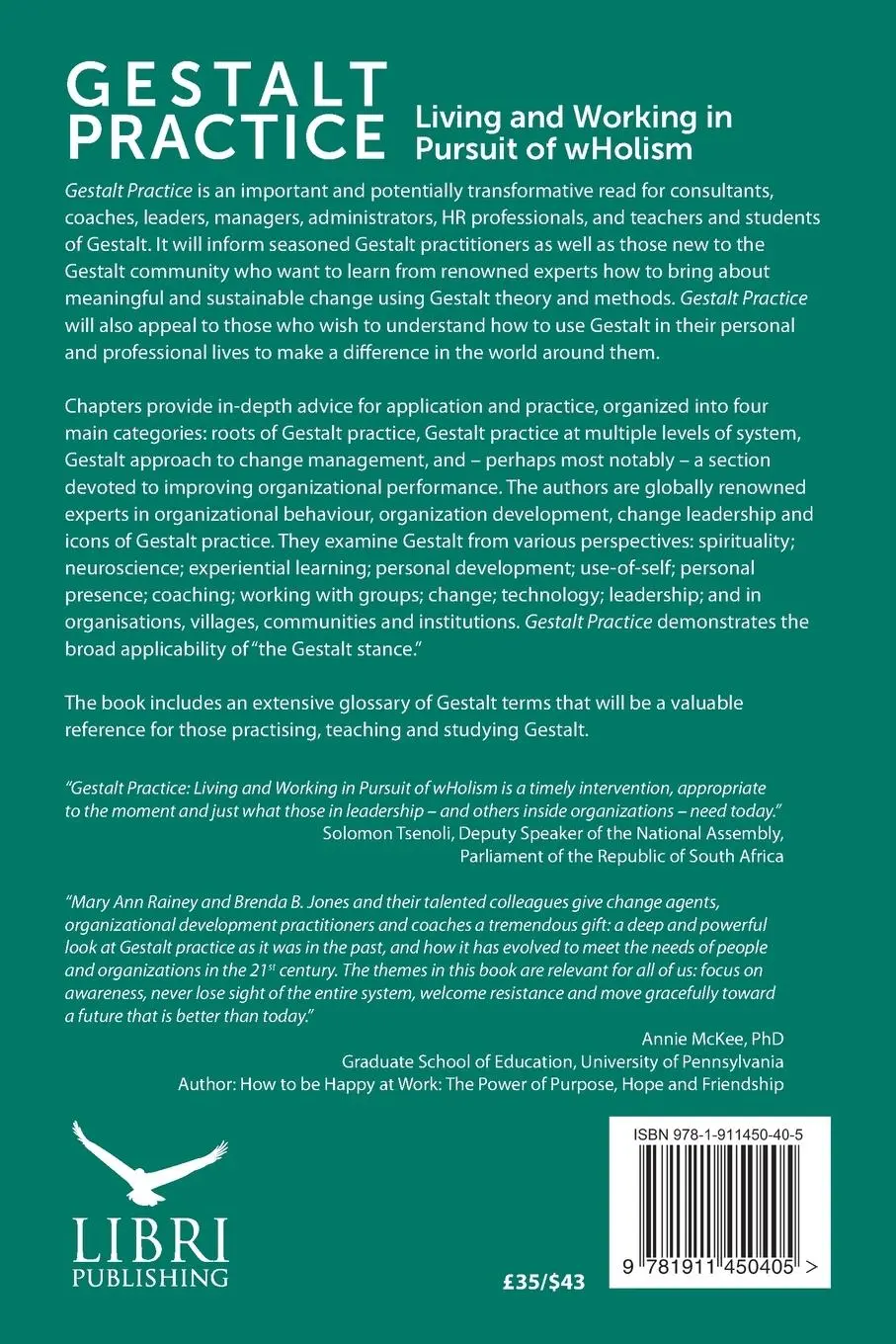 Rückseite: 9781911450405 | Gestalt Practice | Living and Working in Pursuit of Wholism | Buch