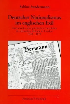 Cover: 9783506720405 | Deutscher Nationalismus im englischen Exil | Sabine Sundermann | Buch