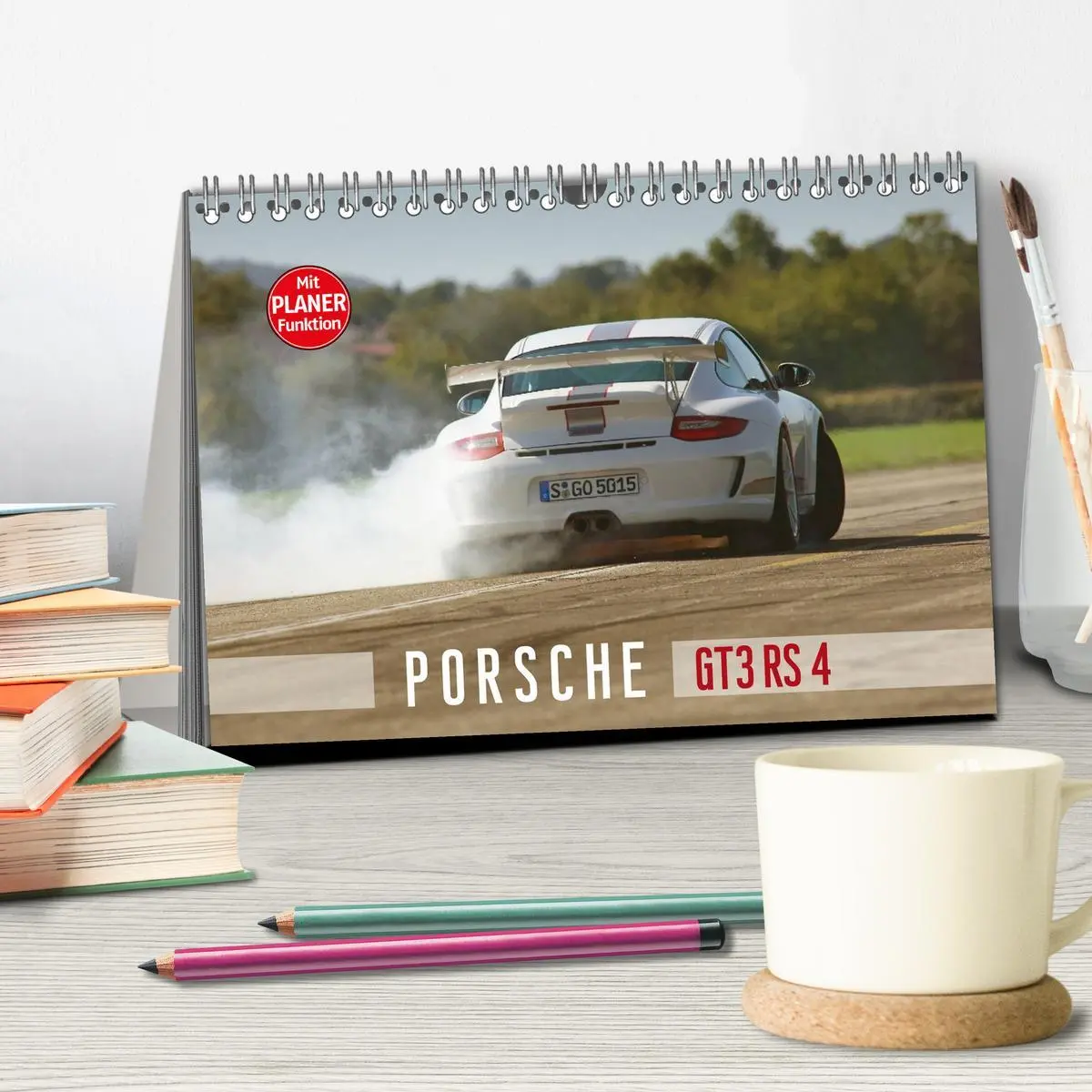 Bild: 9783516000405 | Porsche GT3RS 4,0 (Tischkalender 2026 DIN A5 quer), CALVENDO...