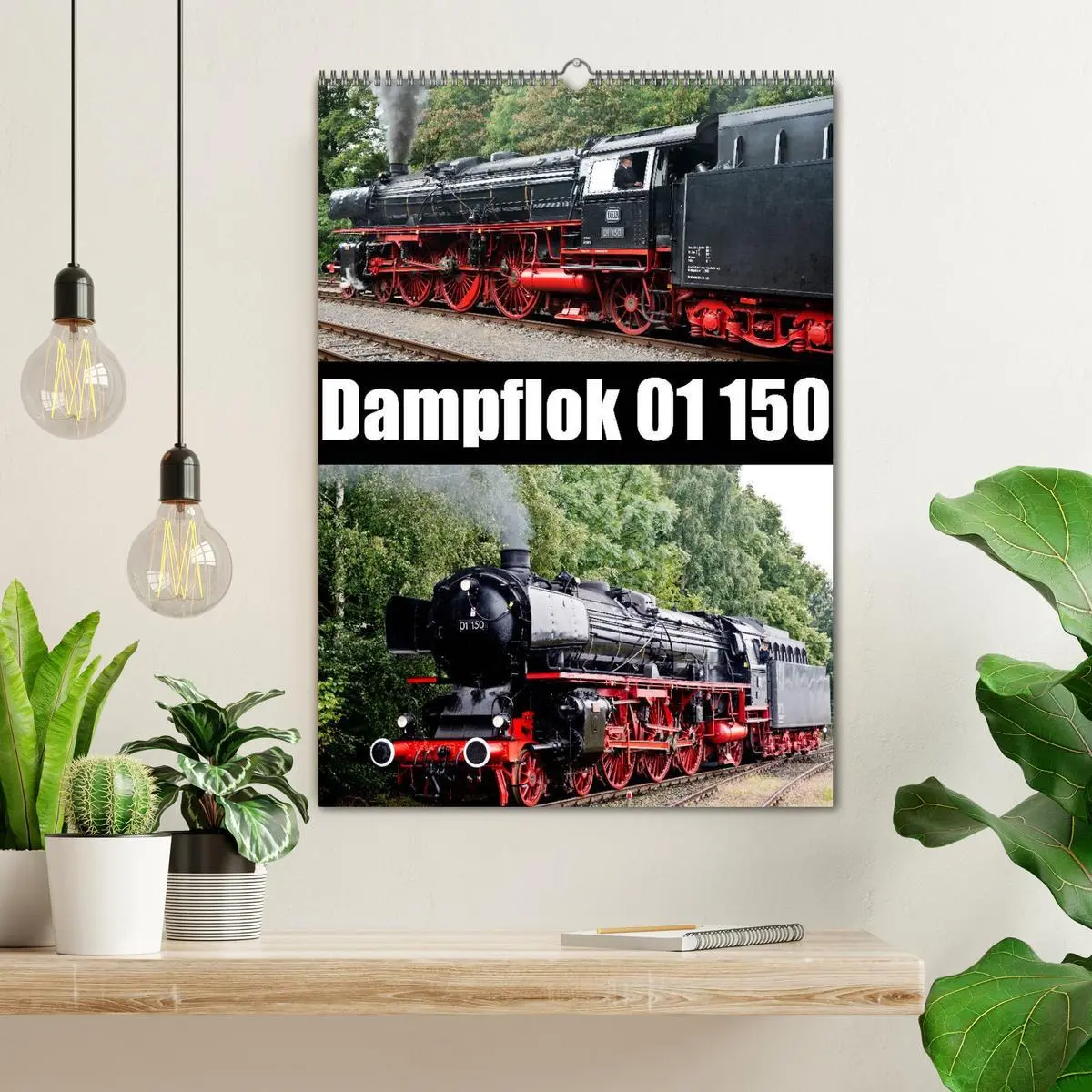 Bild: 9783516480405 | Dampflok 01 150 (Wandkalender 2026 DIN A2 hoch), CALVENDO...