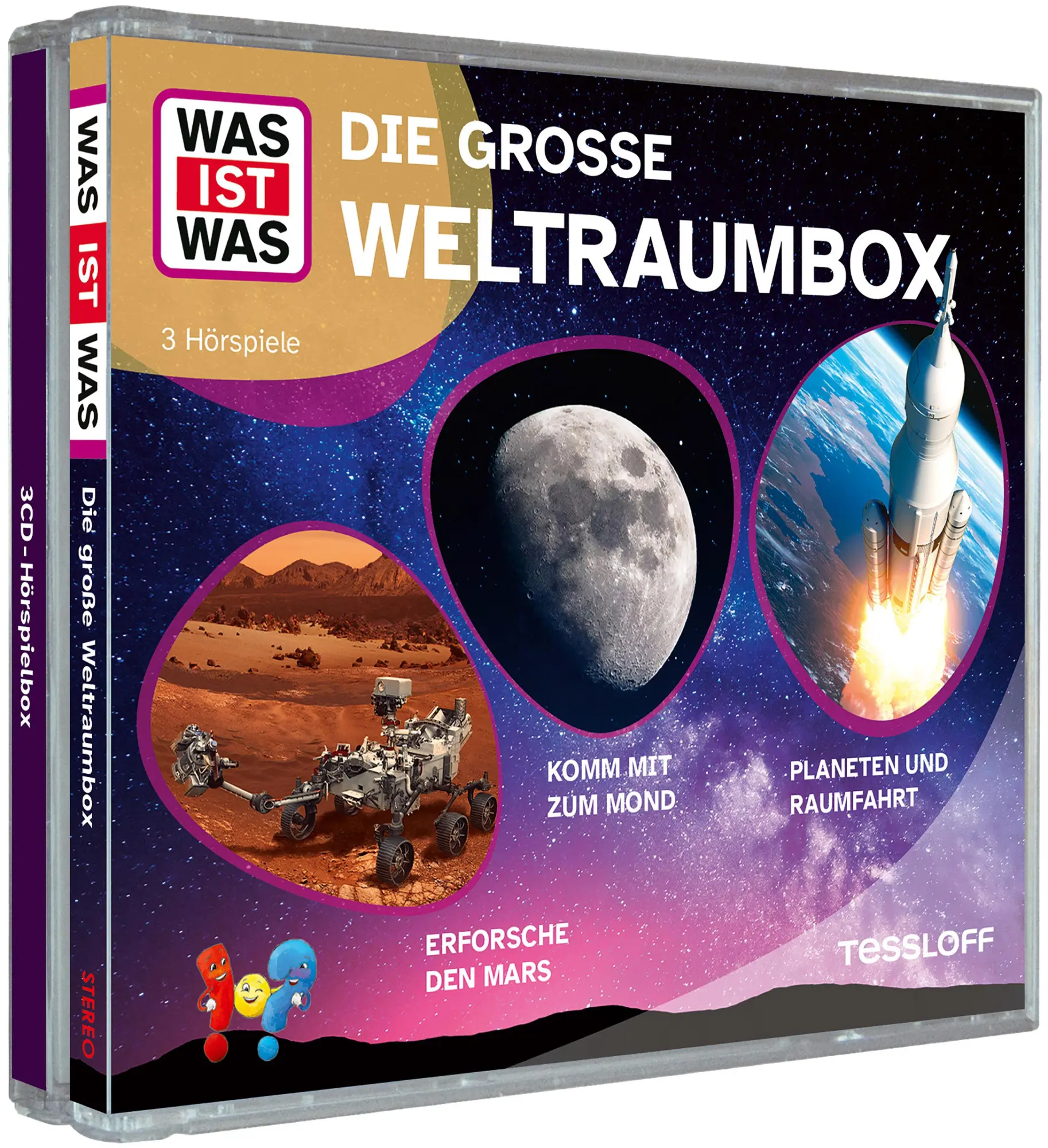 Cover: 9783788670405 | WAS IST WAS 3-CD Hörspielbox. Die große Weltraumbox | Co.KG | Audio-CD