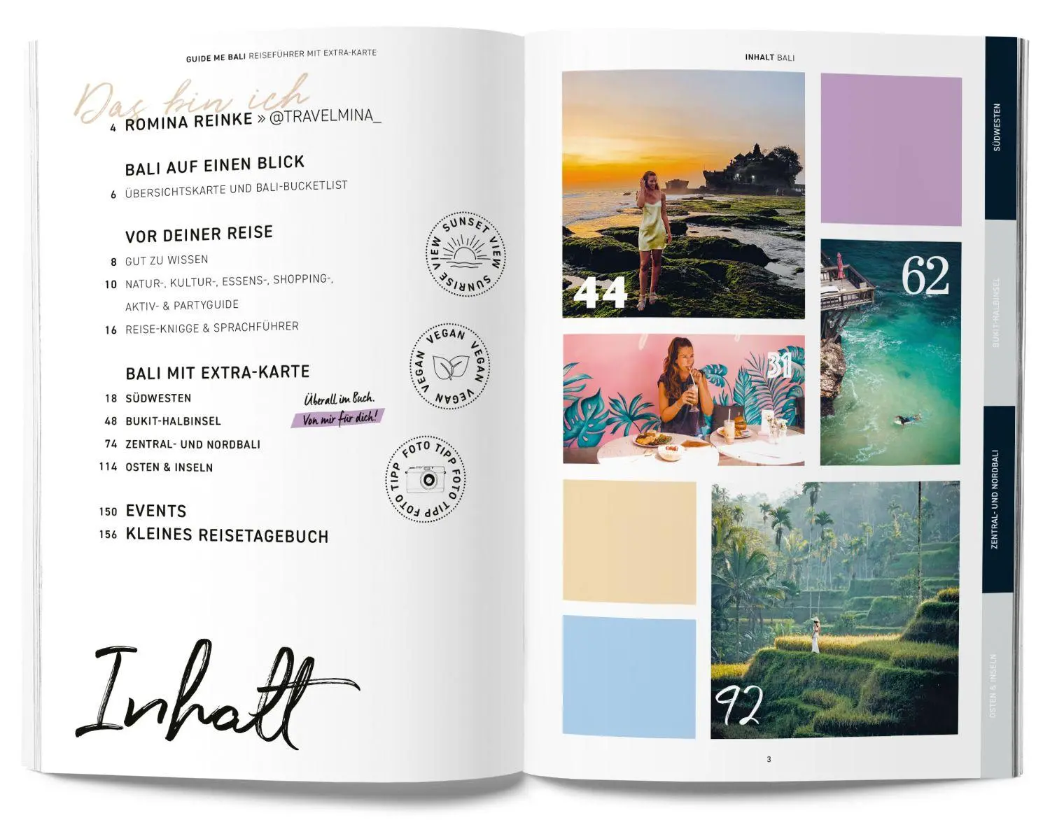 Bild: 9783828330405 | GuideMe Reiseführer Bali &amp; Nusa-Inseln | Romina Reinke (u. a.) | Buch