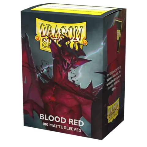 Cover: 5706569110505 | DS100 Matte - Blood Red | Dragon Shield! | EAN 5706569110505