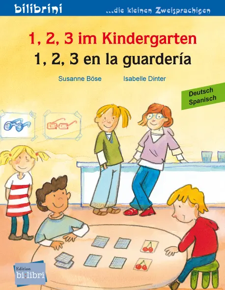 Cover: 9783695050505 | 1, 2, 3 im Kindergarten (Deutsch-Spanisch) | Zweisprachiges Kinderbuch