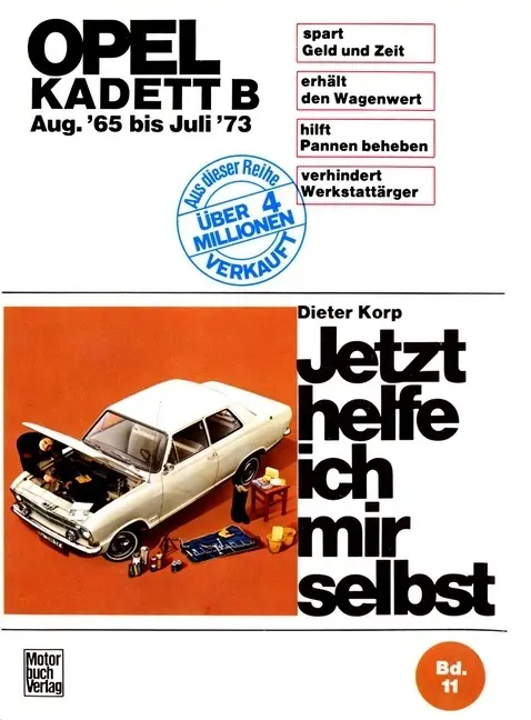 Cover: 9783879430505 | Opel Kadett B ab August '65 | Dieter Korp | Buch | 246 S. | Deutsch