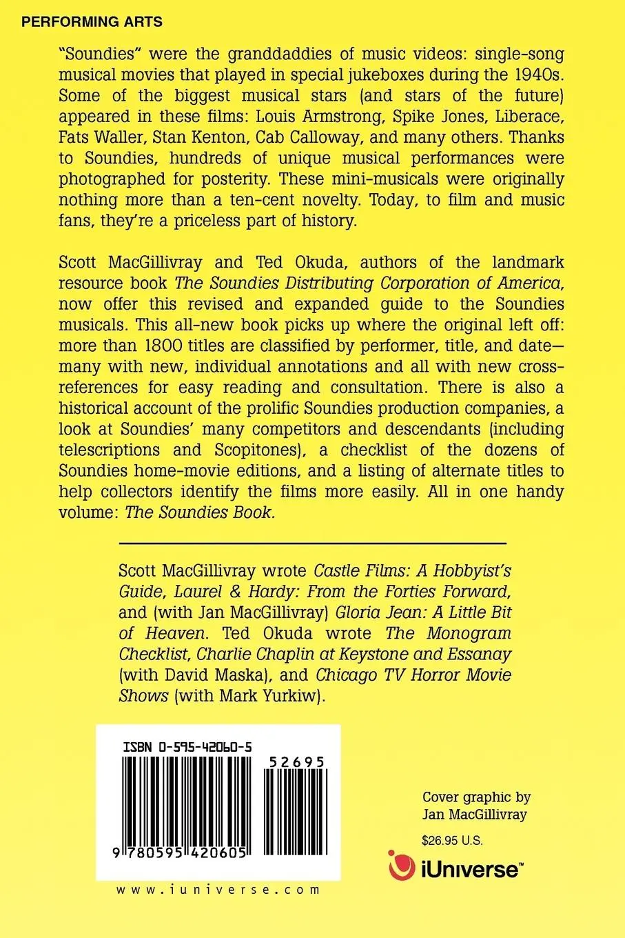 Rückseite: 9780595420605 | The Soundies Book | A Revised and Expanded Guide | Scott Macgillivray