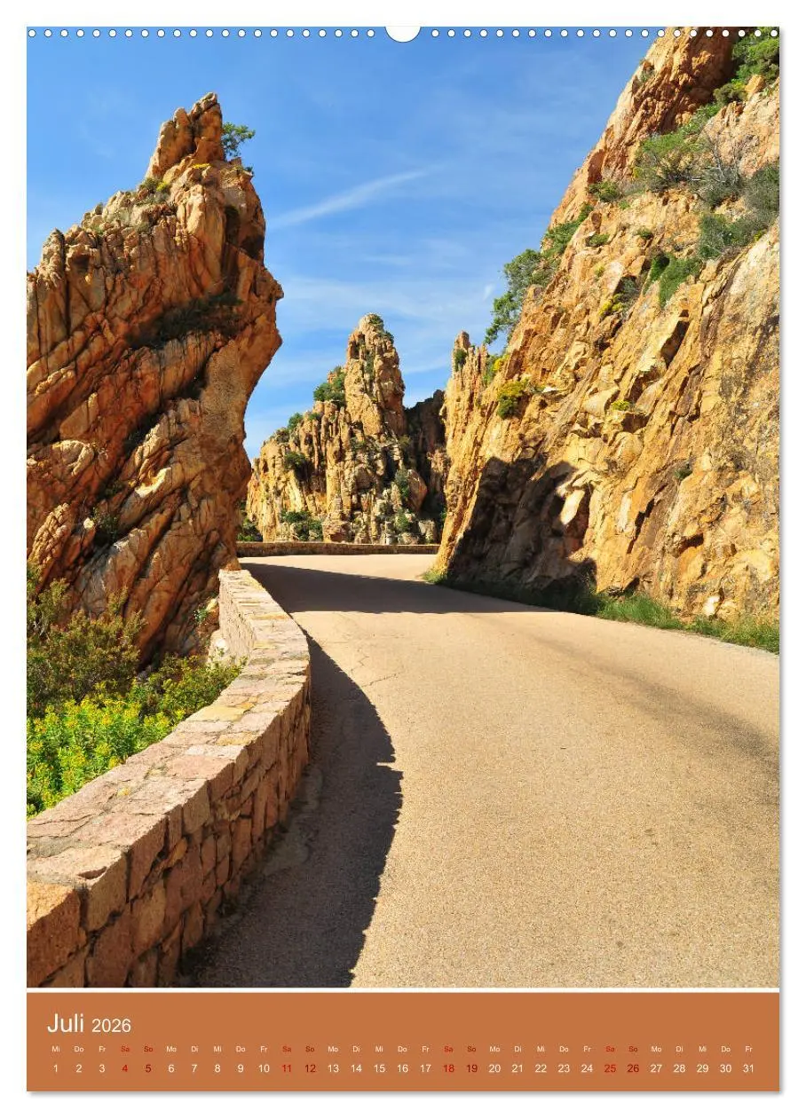 Bild: 9783516390605 | Korsika - Felsen und Meer (Wandkalender 2026 DIN A2 hoch), CALVENDO...