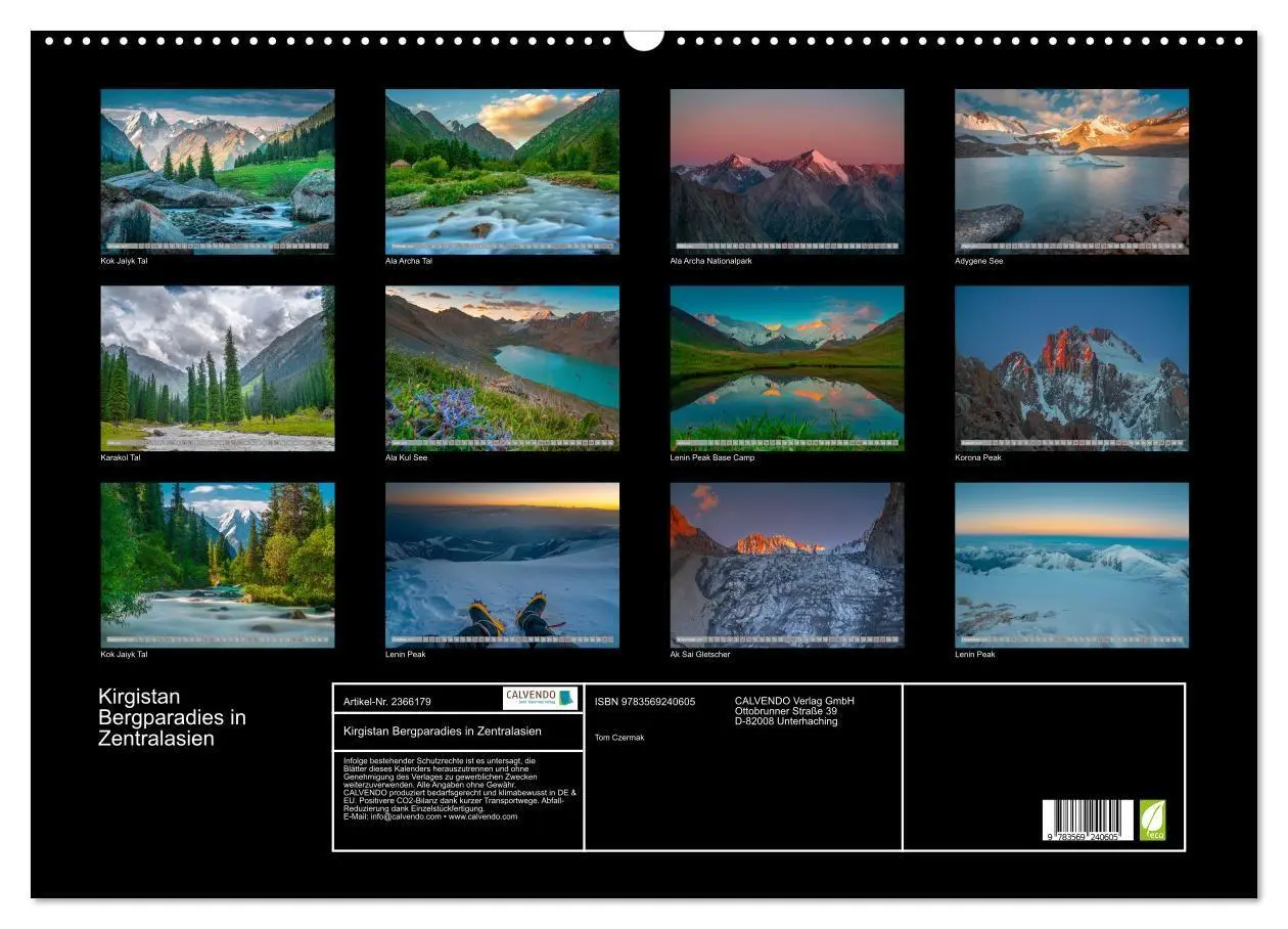 Bild: 9783569240605 | Kirgistan Bergparadies in Zentralasien (Wandkalender 2027 DIN A2...