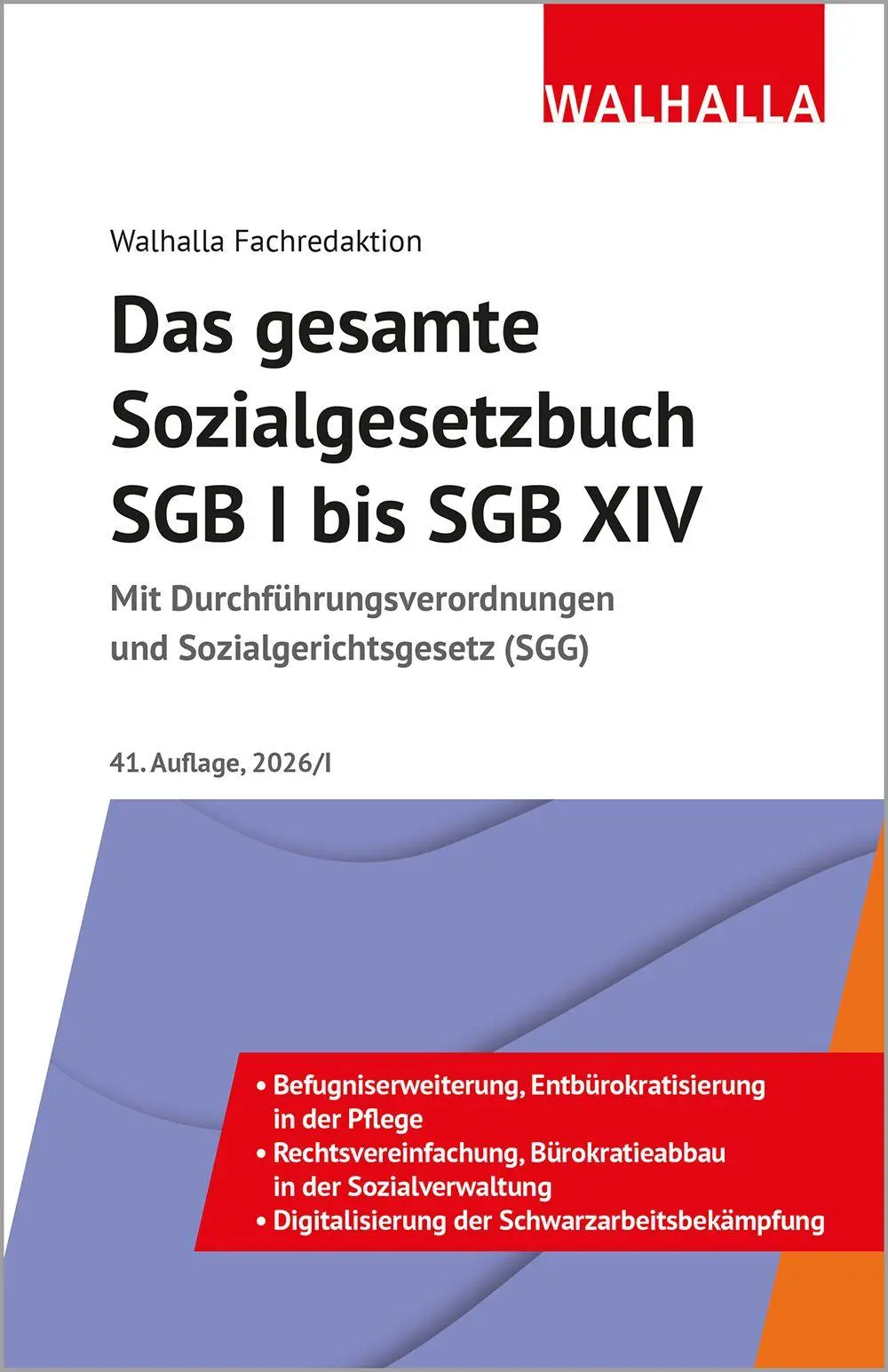 Cover: 9783802950605 | Das gesamte Sozialgesetzbuch SGB I bis SGB XIV | Fachredaktion | Buch