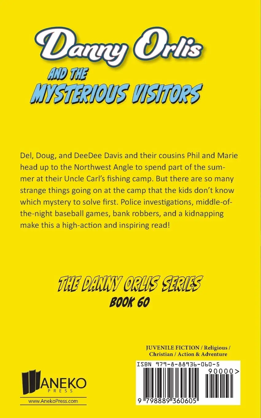 Rückseite: 9798889360605 | Danny Orlis and the Mysterious Visitors | Bernard Palmer | Taschenbuch