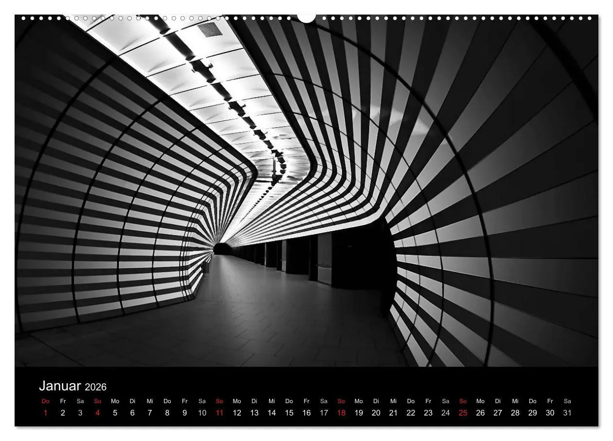 Bild: 9783516210705 | Black-Schwarz-Noir 2026 (hochwertiger Premium Wandkalender 2026 DIN...