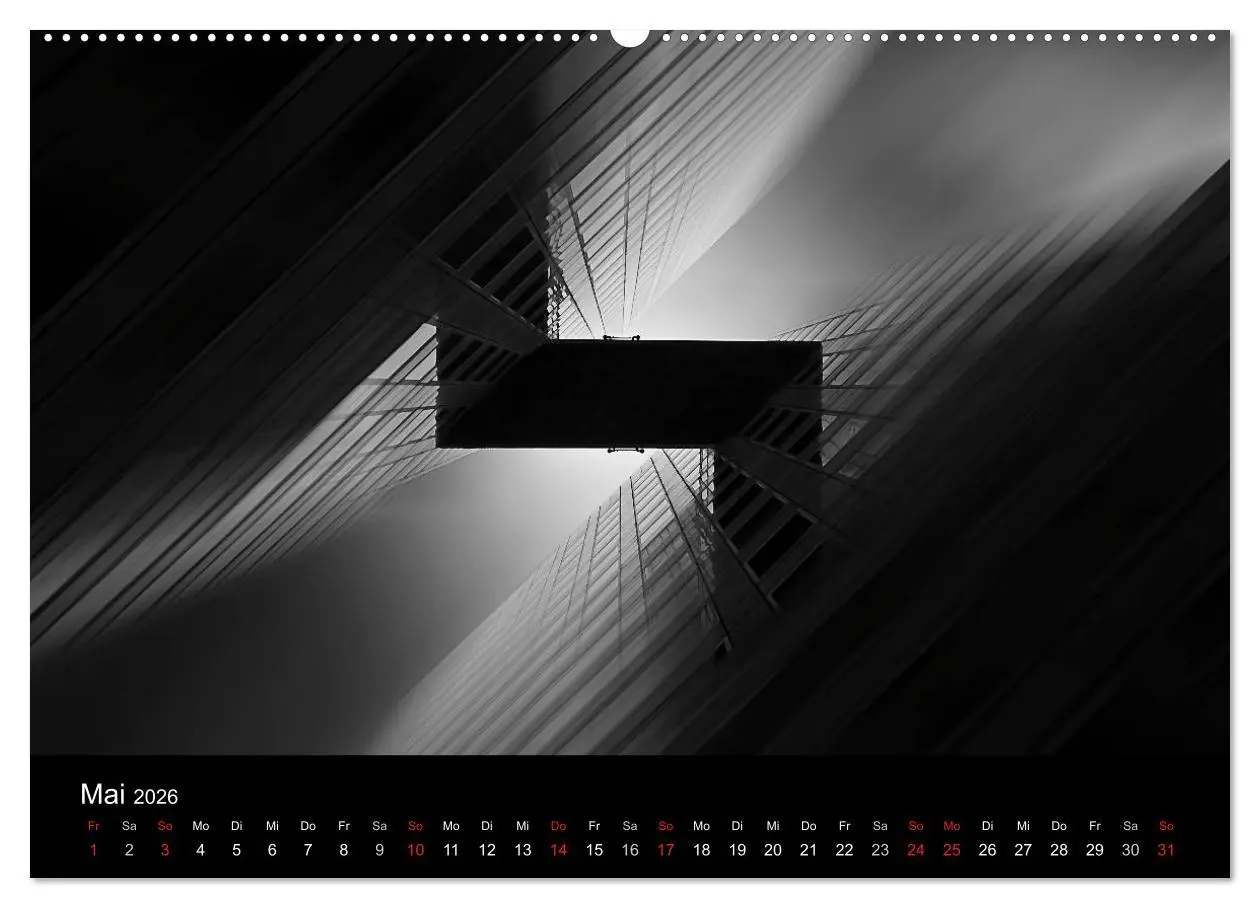 Bild: 9783516210705 | Black-Schwarz-Noir 2026 (hochwertiger Premium Wandkalender 2026 DIN...