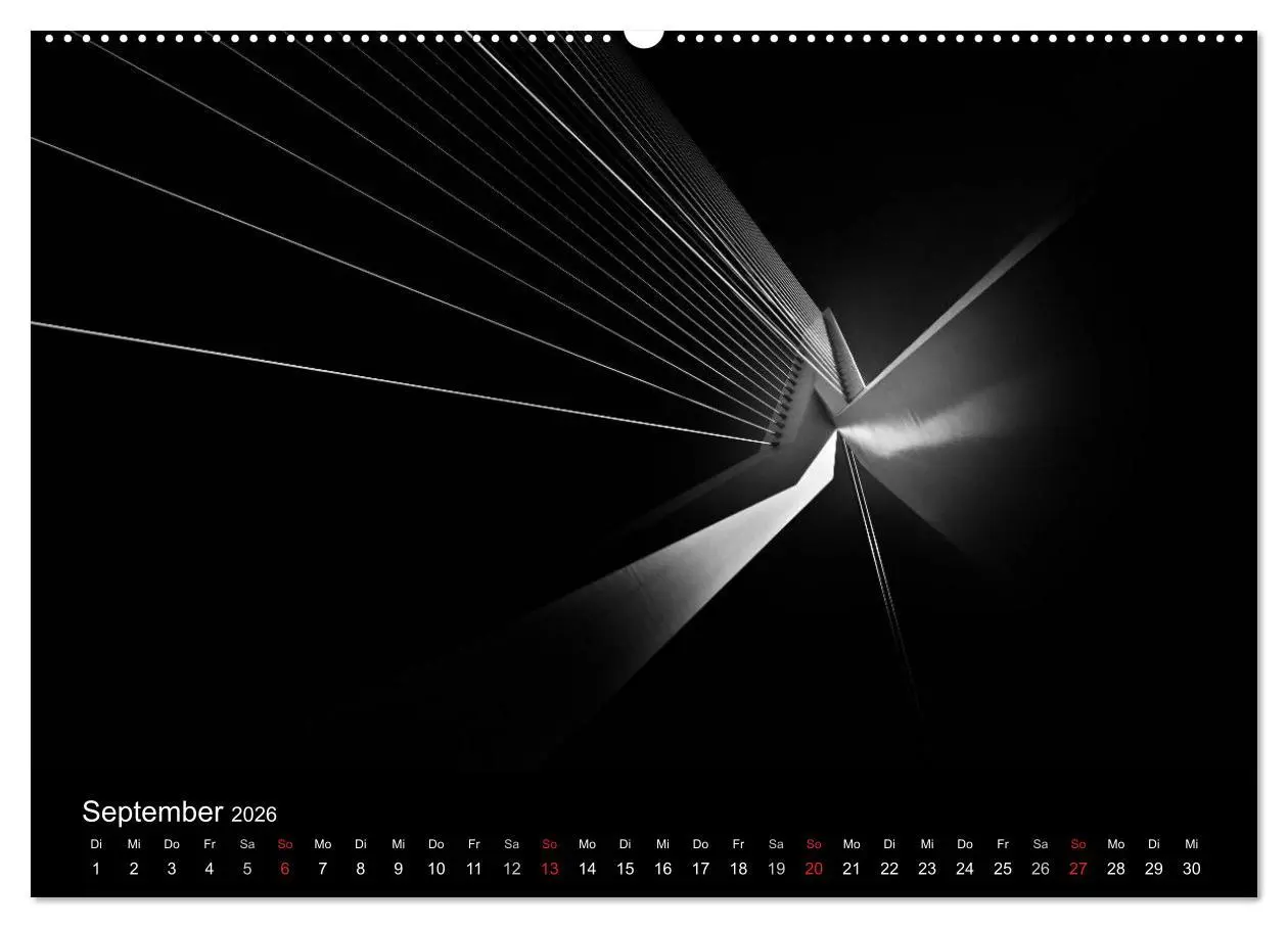 Bild: 9783516210705 | Black-Schwarz-Noir 2026 (hochwertiger Premium Wandkalender 2026 DIN...