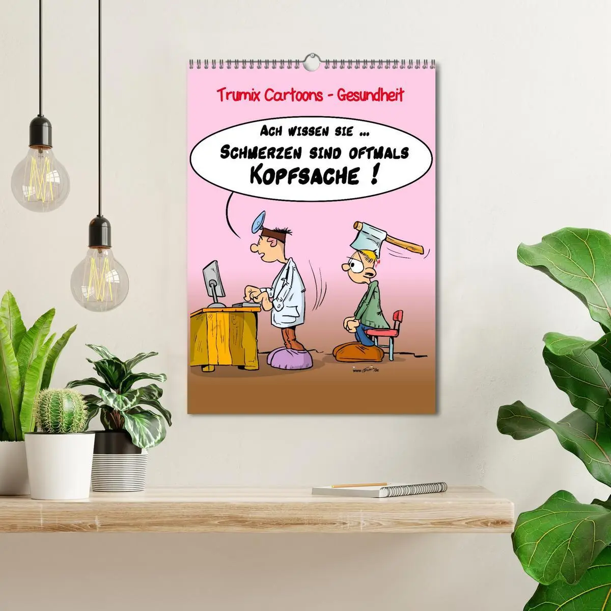 Bild: 9783516450705 | Trumix Cartoons - Gesundheit (Wandkalender 2026 DIN A3 hoch),...