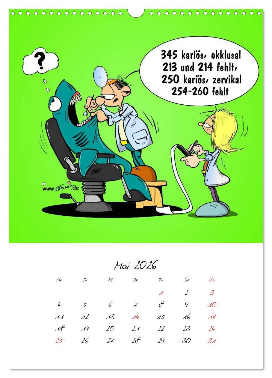 Bild: 9783516450705 | Trumix Cartoons - Gesundheit (Wandkalender 2026 DIN A3 hoch),...