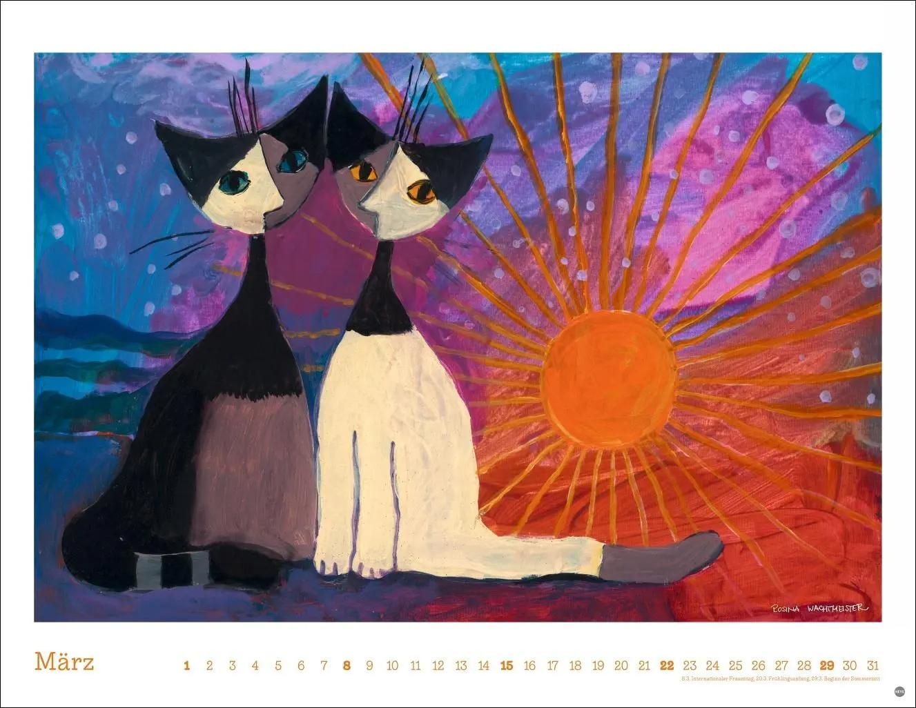 Bild: 9783756410705 | Rosina Wachtmeister Posterkalender 2026 | Rosina Wachtmeister | 14 S.