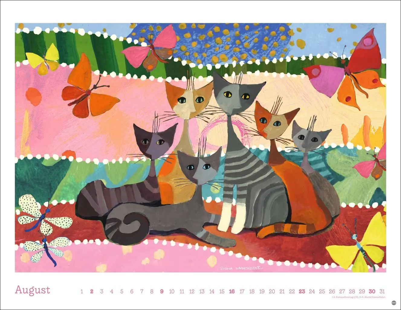 Bild: 9783756410705 | Rosina Wachtmeister Posterkalender 2026 | Rosina Wachtmeister | 14 S.