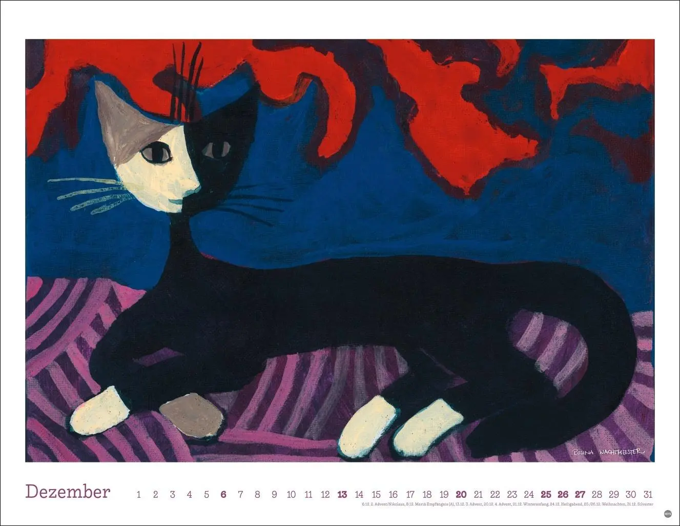 Bild: 9783756410705 | Rosina Wachtmeister Posterkalender 2026 | Rosina Wachtmeister | 14 S.