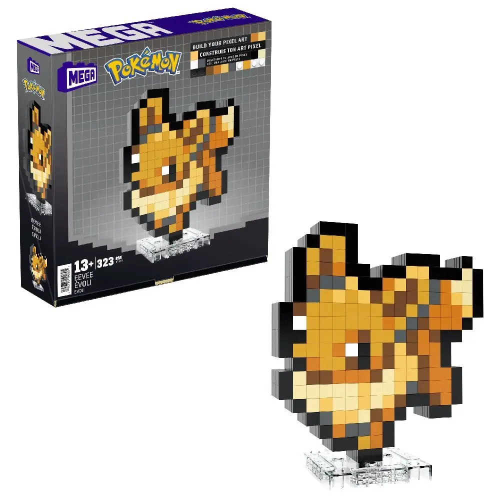 Cover: 194735190805 | MEGA Pokémon Evoli Pixel Art | Karton | HTH78 | 2024 | Mattel