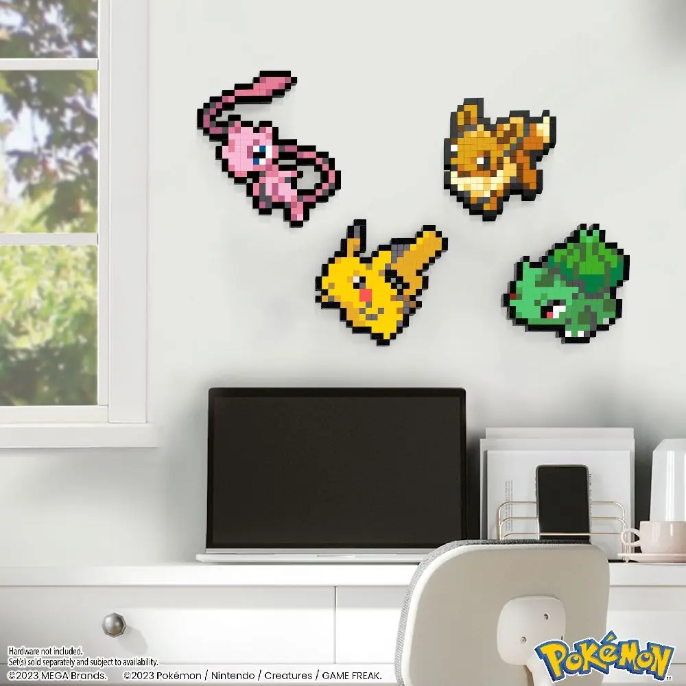 Bild: 194735190805 | MEGA Pokémon Evoli Pixel Art | Karton | HTH78 | 2024 | Mattel