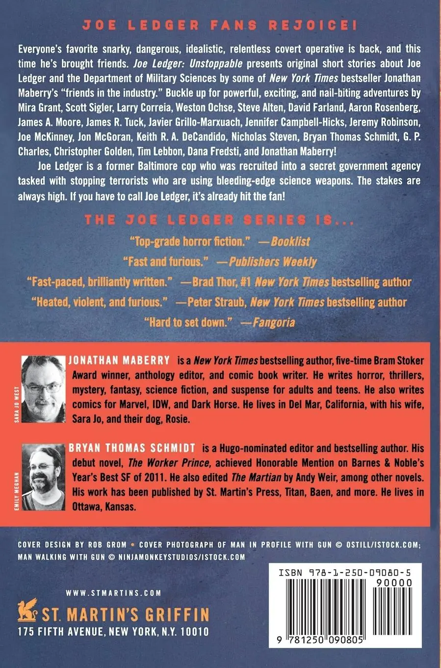 Rückseite: 9781250090805 | Joe Ledger | Jonathan Maberry | Taschenbuch | Kartoniert / Broschiert