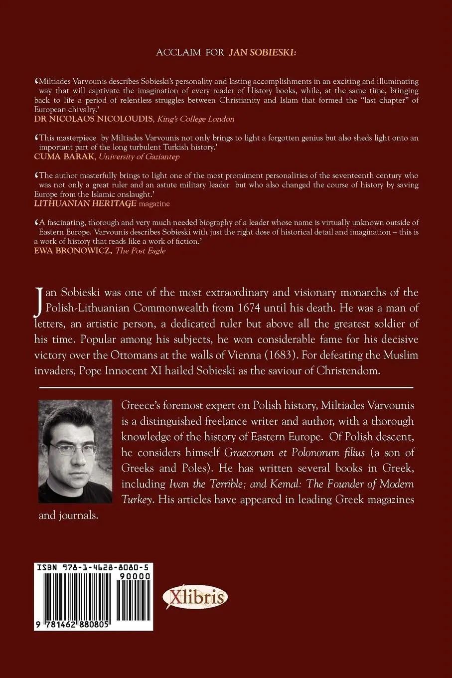 Rückseite: 9781462880805 | Jan Sobieski | The King Who Saved Europe | Miltiades Varvounis | Buch