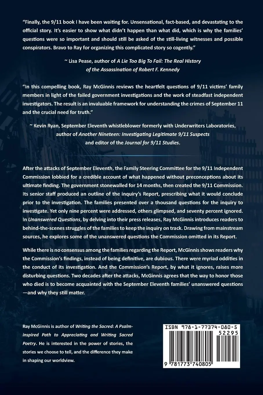 Rückseite: 9781773740805 | Unanswered Questions | Ray McGinnis | Taschenbuch | Englisch | 2021