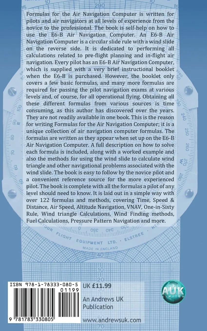 Rückseite: 9781783330805 | Formulas for the E6-B Air Navigation Computer | Frank Hitchens | Buch