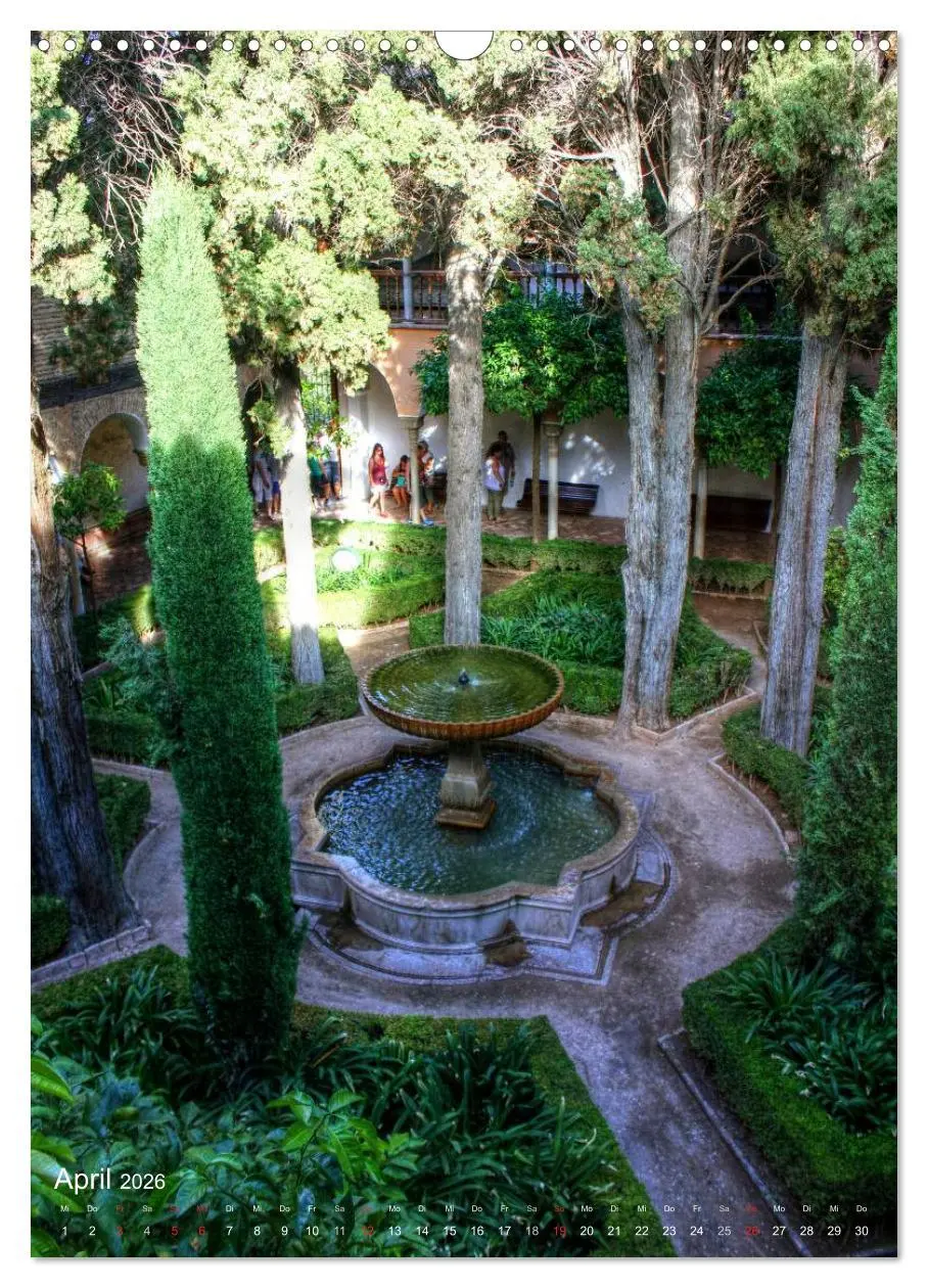 Bild: 9783516440805 | Die Alhambra (Wandkalender 2026 DIN A3 hoch), CALVENDO Monatskalender