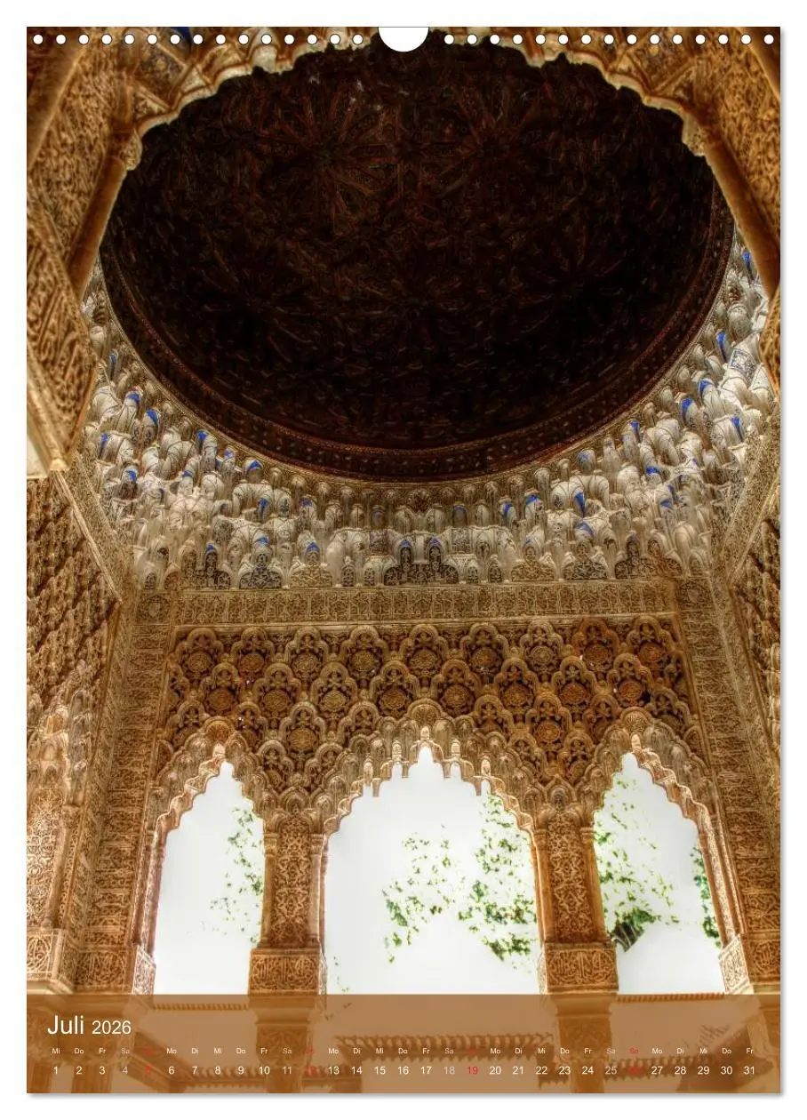Bild: 9783516440805 | Die Alhambra (Wandkalender 2026 DIN A3 hoch), CALVENDO Monatskalender