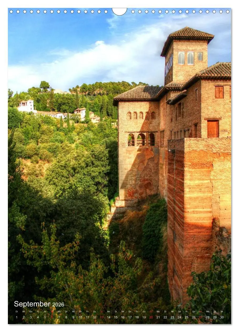 Bild: 9783516440805 | Die Alhambra (Wandkalender 2026 DIN A3 hoch), CALVENDO Monatskalender