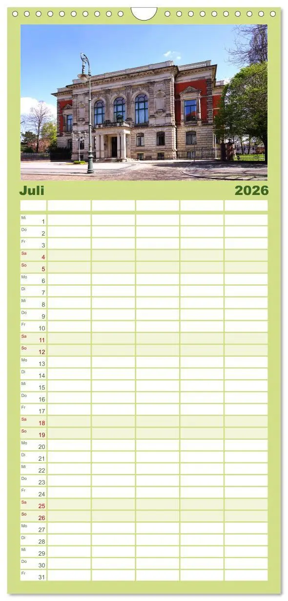 Bild: 9783516510805 | Familienplaner 2026 - Magdeburger Ansichten mit 5 Spalten...