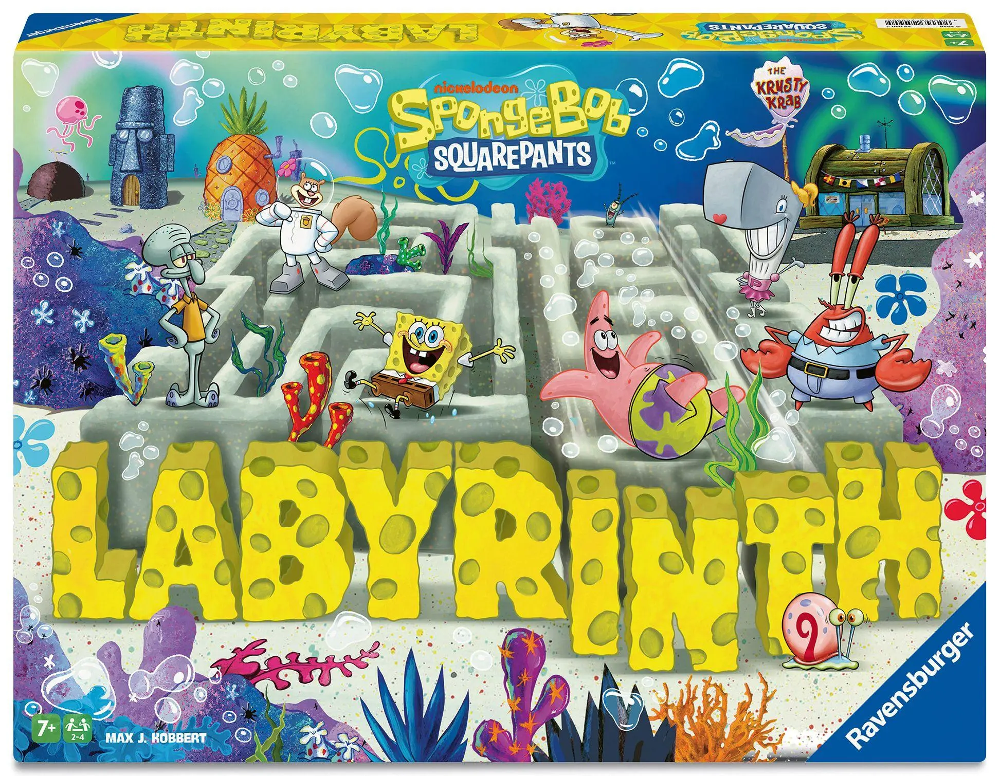 Cover: 4005556250905 | SpongeBob Labyrinth - Gesellschaftsspiel &amp; Brettspiel ab 7 Jahre