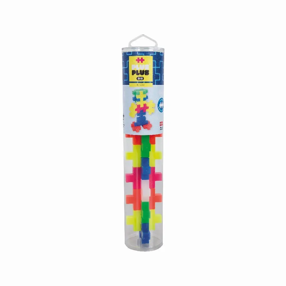 Bild: 5710409200905 | PLUS PLUS - 15 Kreativ Bausteine BIG Neon | 9603286 | 2022 | PLUS PLUS