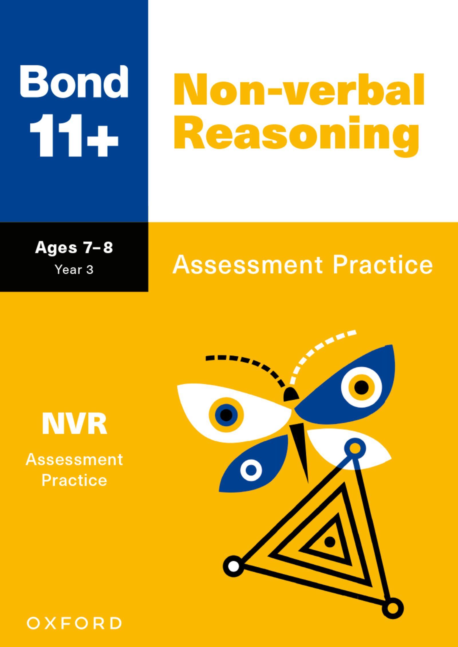 Cover: 9781382060905 | Bond 11+: Bond 11+ Non-verbal Reasoning Assessment Practice Age 7-8