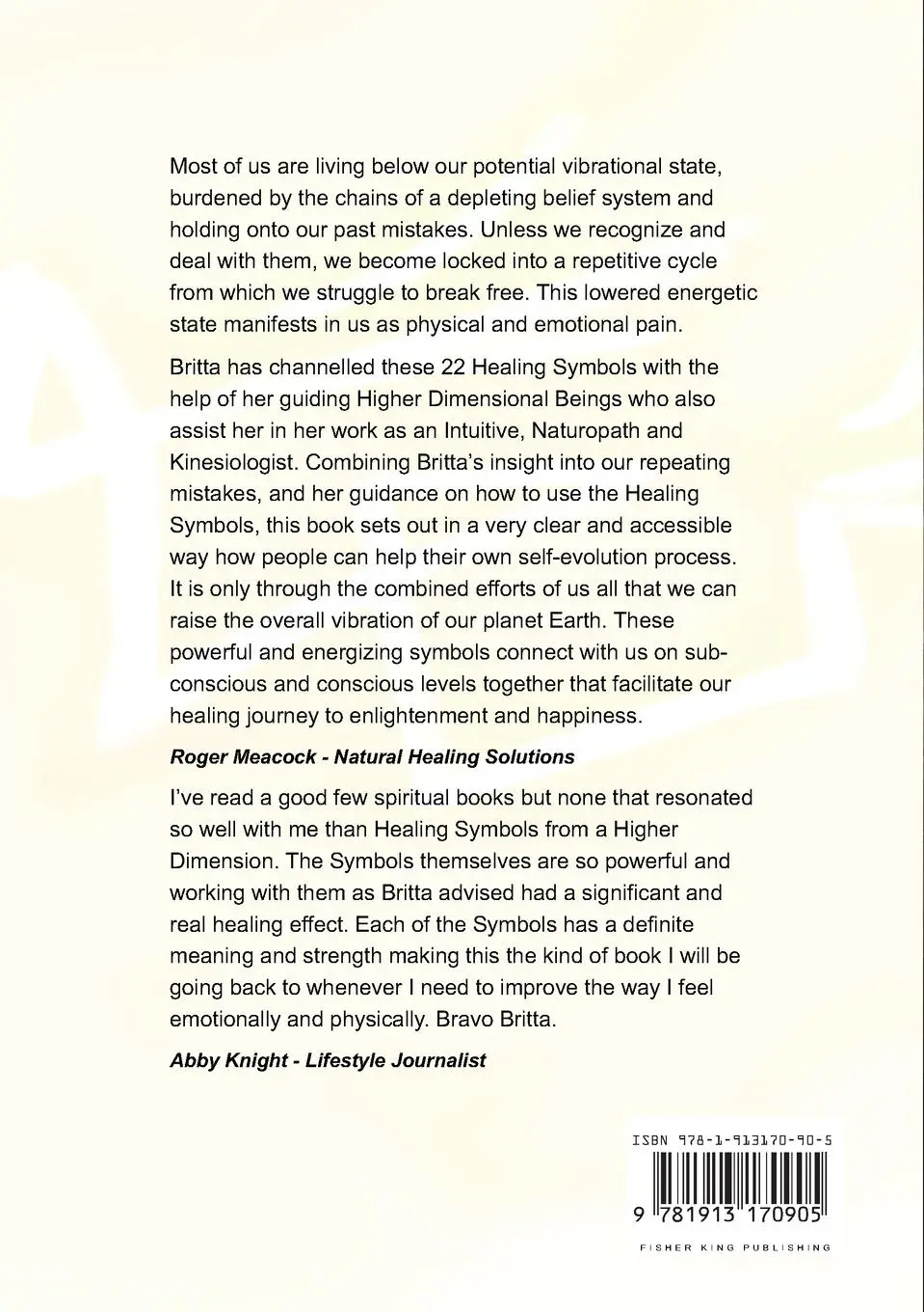 Rückseite: 9781913170905 | Healing Symbols from a Higher Dimension | Britta Hochkeppel | Buch