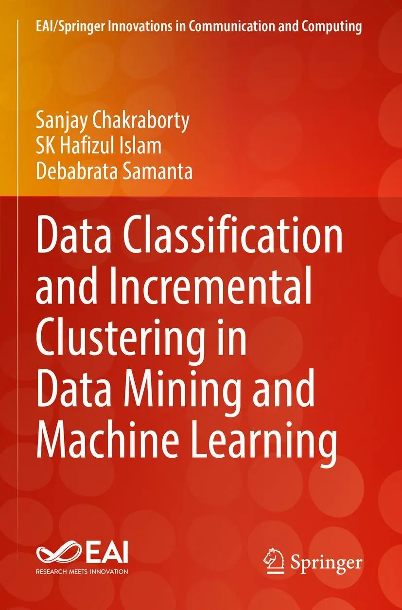 Cover: 9783030930905 | Data Classification and Incremental Clustering in Data Mining and...