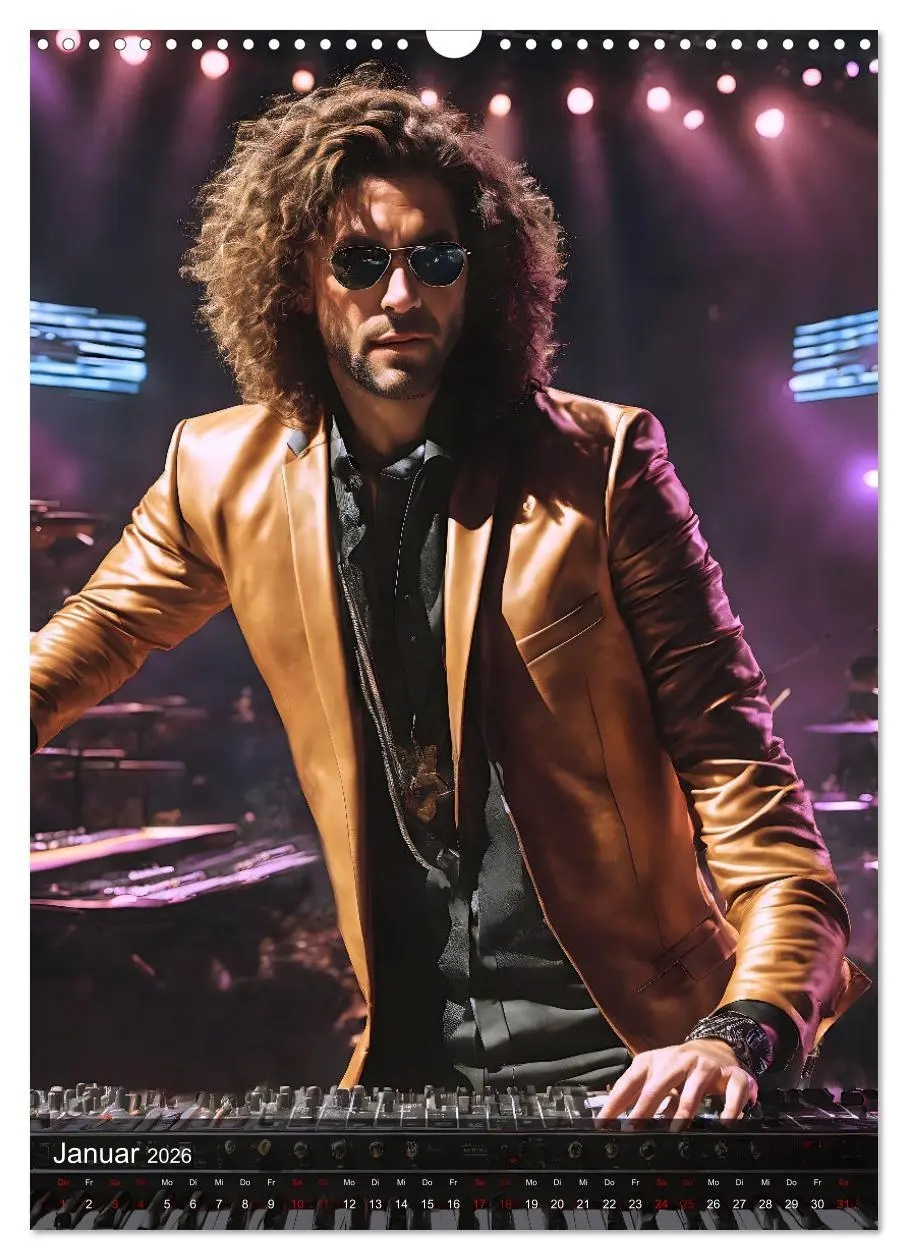 Bild: 9783516290905 | Rockstars - Live on Stage (Wandkalender 2026 DIN A3 hoch), CALVENDO...