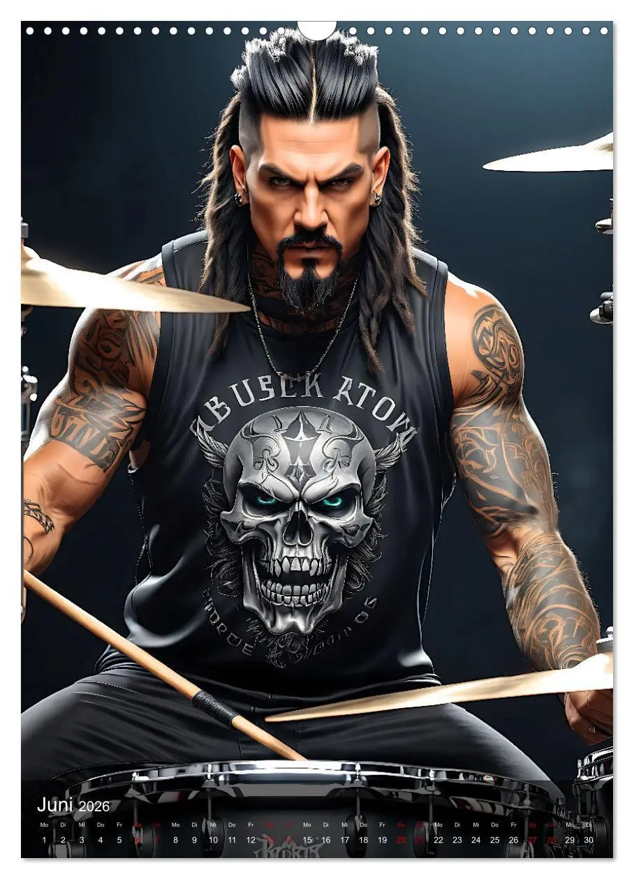 Bild: 9783516290905 | Rockstars - Live on Stage (Wandkalender 2026 DIN A3 hoch), CALVENDO...