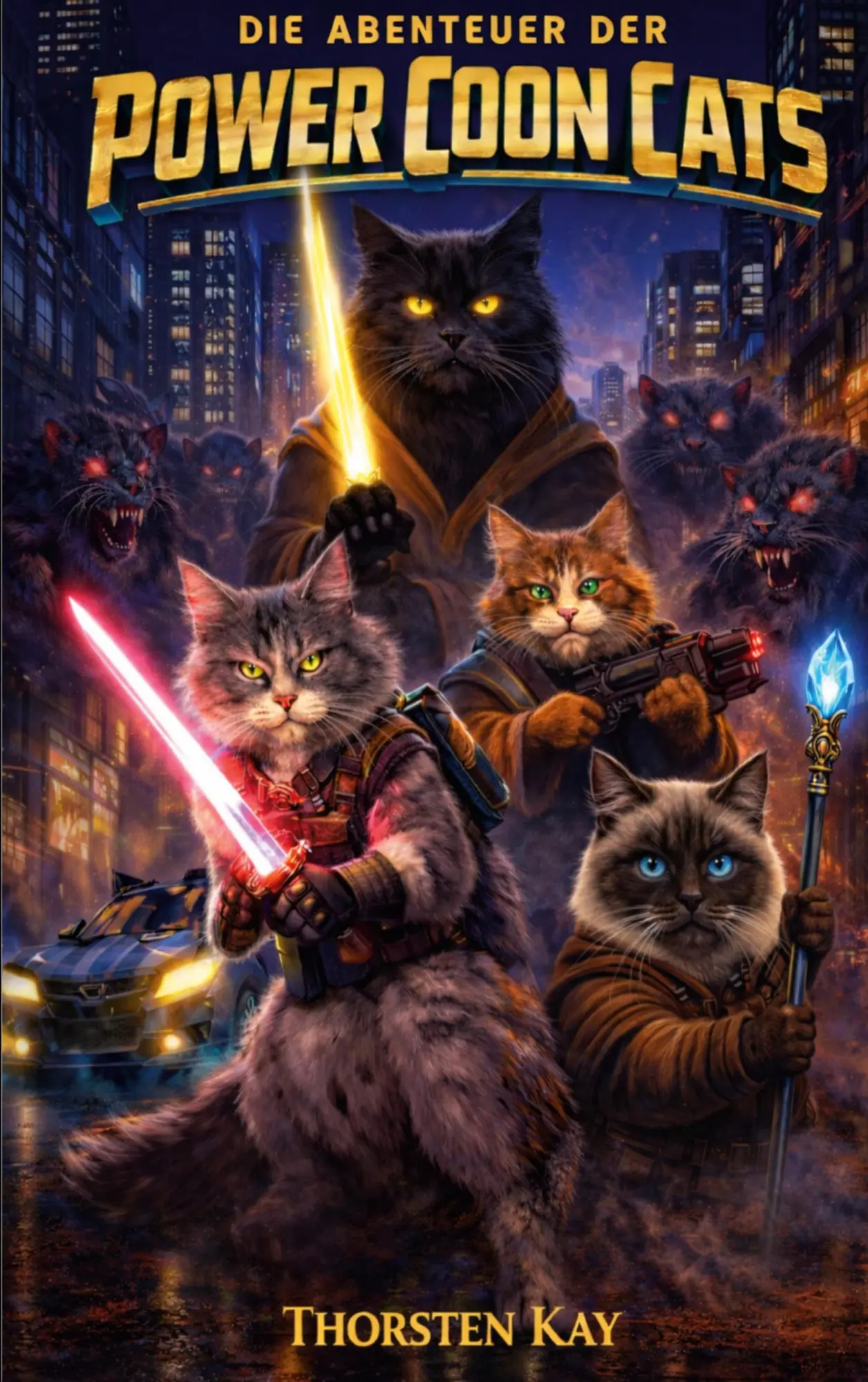 Cover: 9783695700905 | Die Abenteuer der Power Coon Cats | Thorsten Kay | Taschenbuch | 2026