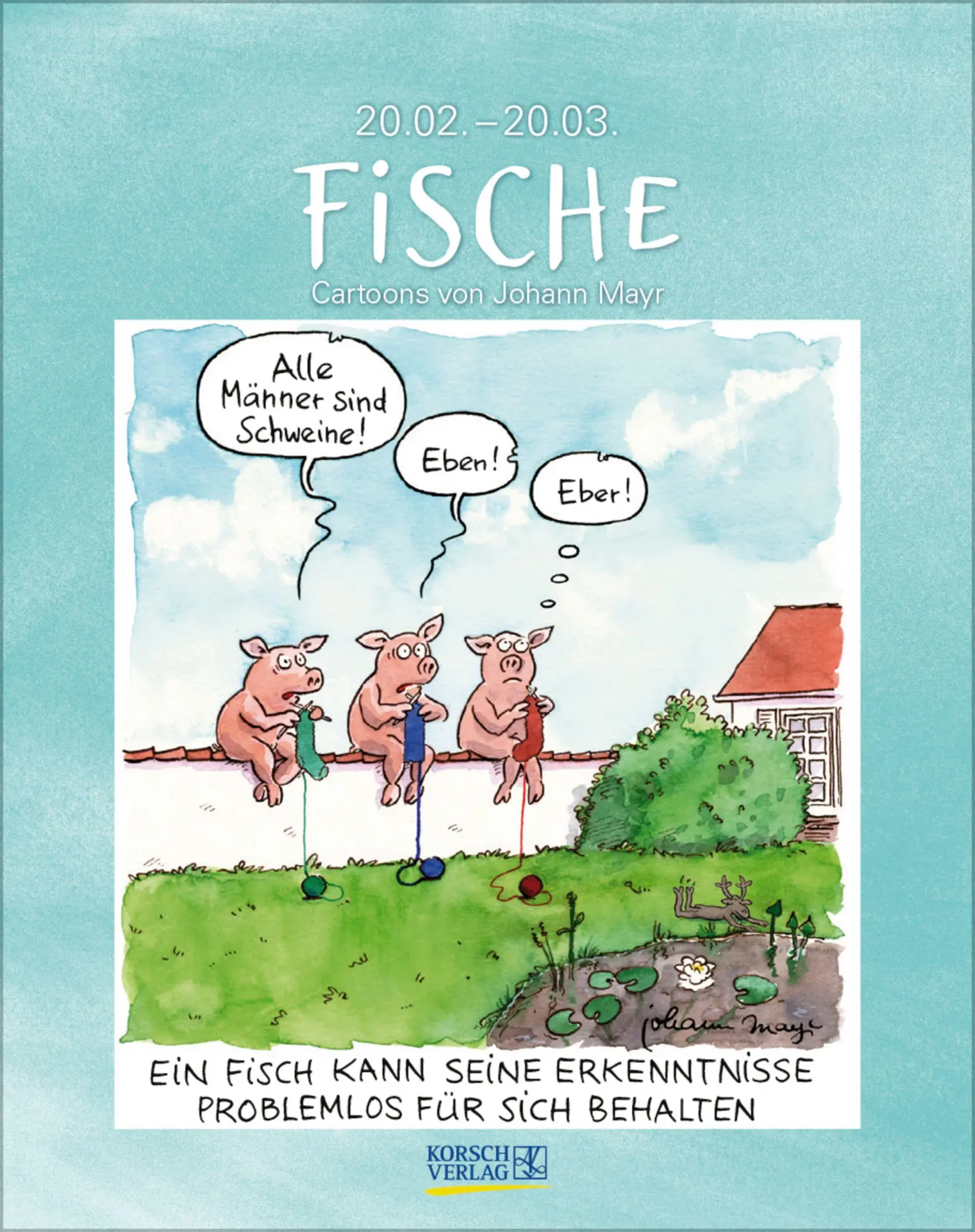 Cover: 9783819300905 | Fische 2027 | Verlag Korsch | Kalender | Spiralbindung | 13 S. | 2027