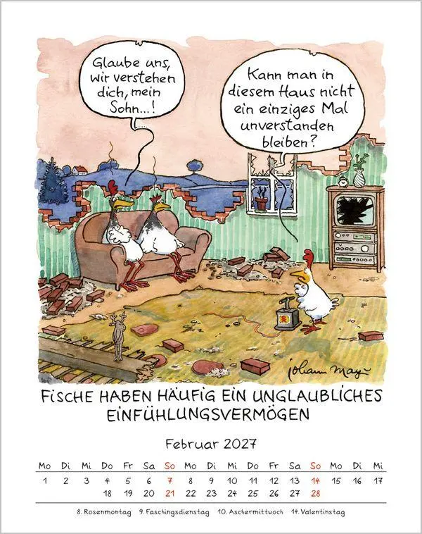 Bild: 9783819300905 | Fische 2027 | Verlag Korsch | Kalender | Spiralbindung | 13 S. | 2027