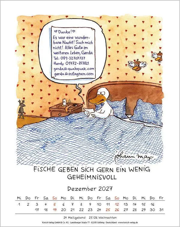 Bild: 9783819300905 | Fische 2027 | Verlag Korsch | Kalender | Spiralbindung | 13 S. | 2027