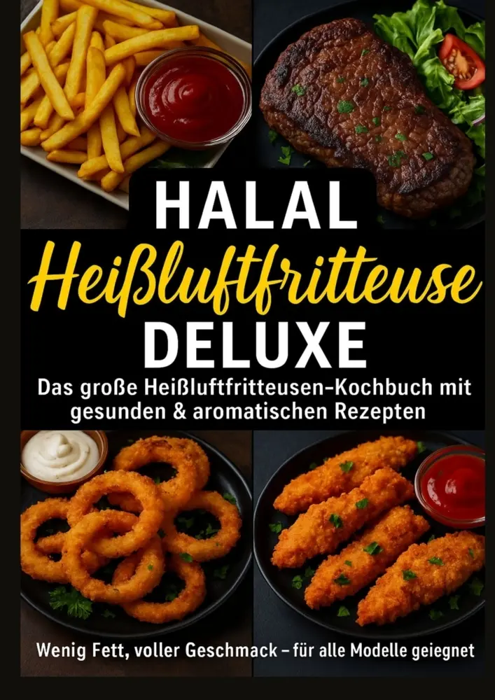 Cover: 9789403800905 | Halal Airfryer Deluxe: Das große Heißluftfritteusen-Kochbuch mit...