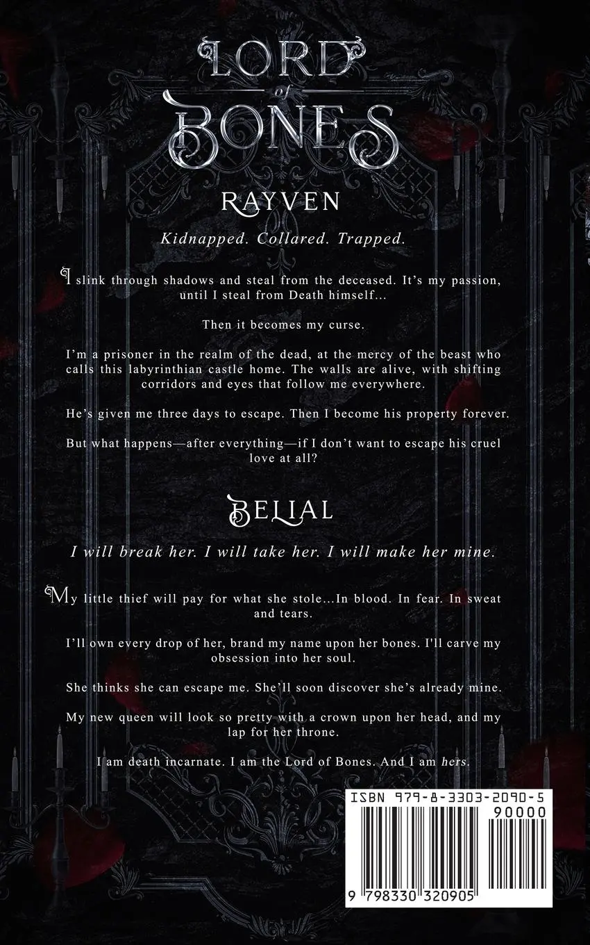 Rückseite: 9798330320905 | Lord of Bones | A Dark Paranormal Gothic Romance | Pierce (u. a.)