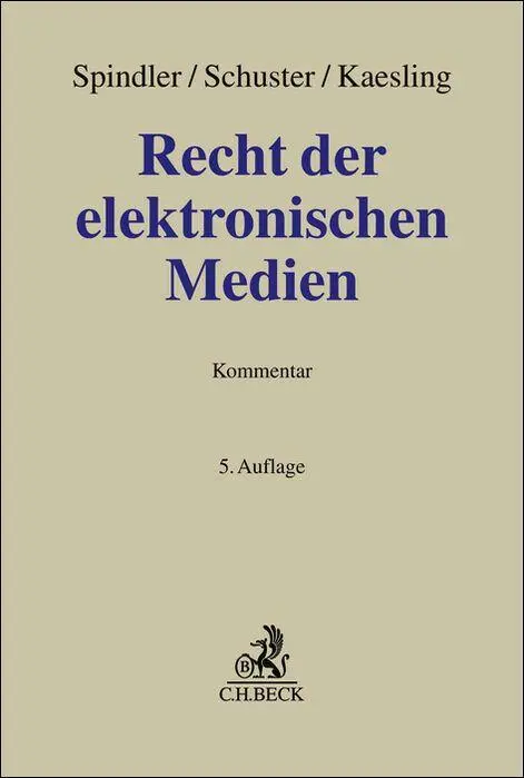 Cover: 9783406811005 | Recht der elektronischen Medien | In 2 Bänden. Kommentar | Buch | 2025